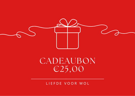 Liefde voor wol - cadeaubon