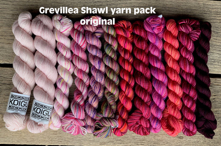 Grevillea Shawl – Ambah O’Brien x Koigu