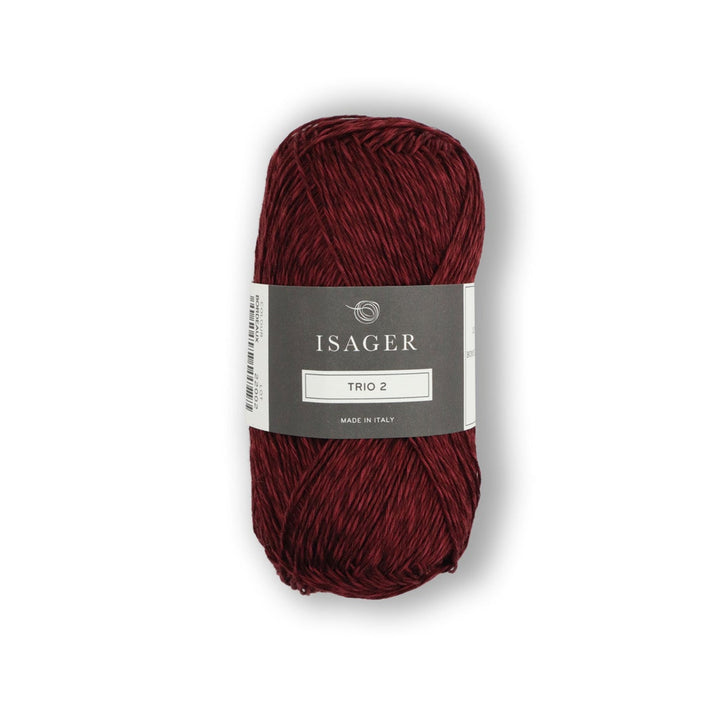 Isager Trio 2 bordeaux