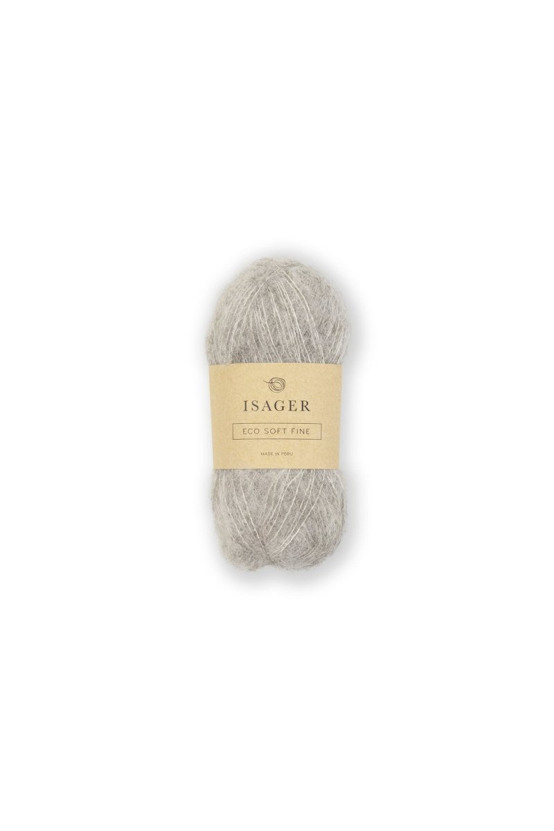 Isager Bluebell zomertruitje breipakket | Isager Soft Fine | luchtig top - down truitje