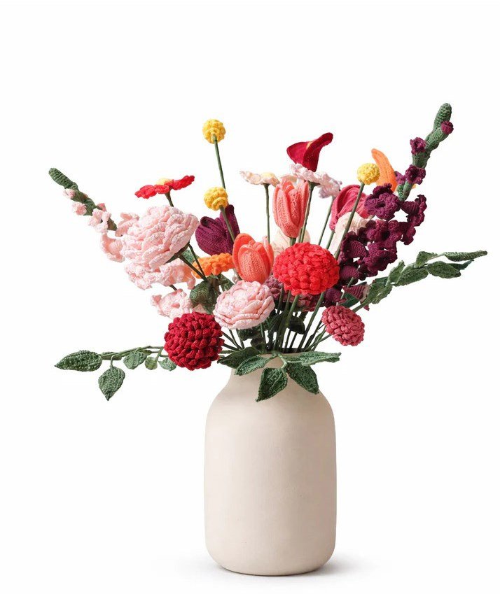 Liefde voor wol Boeket haken, van a la Sascha - Juni verkrijgbaar