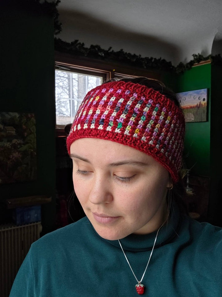 Koigu yarns Little Bits hoofdband brei - en haakpakket