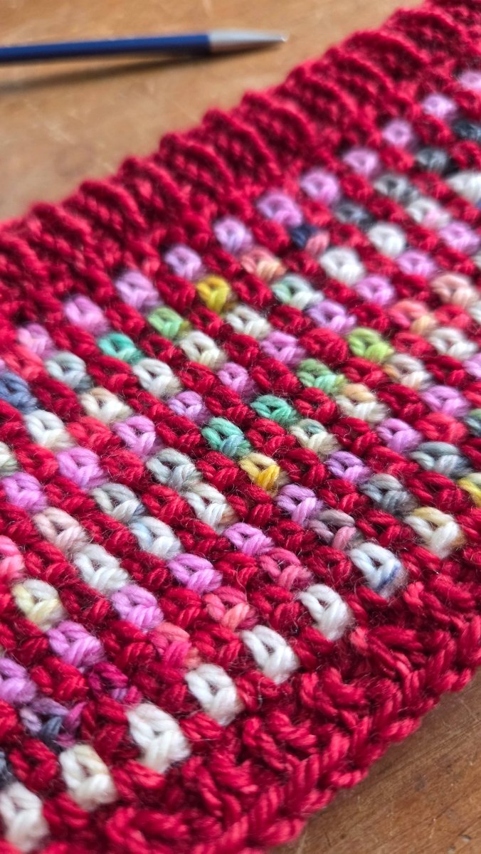 Koigu yarns Little Bits hoofdband brei - en haakpakket
