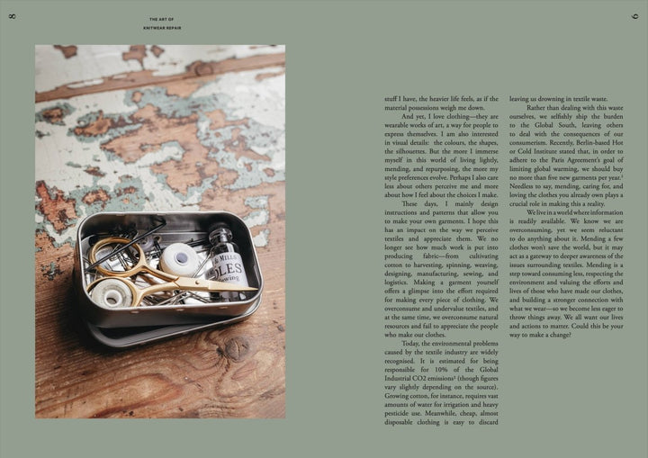 Cozy Publishing The Art of Knitwear Repair