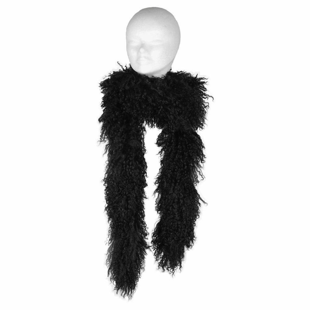 Van Buren Tibetaanse schapenvacht shawl – een bijzonder luxe accessoire