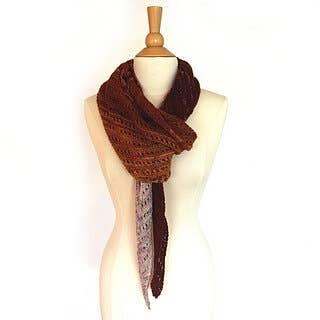 Koigu Wool Designs Venation sjaal kit - potlodenboxen x Ambah: Forest Fruits