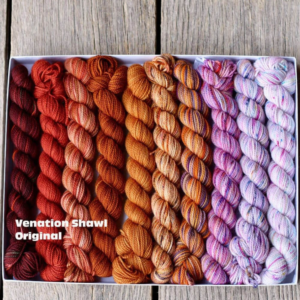 Koigu Wool Designs Venation sjaal kit -  Ambah: Original