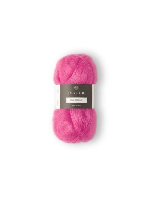 Silk mohair roze