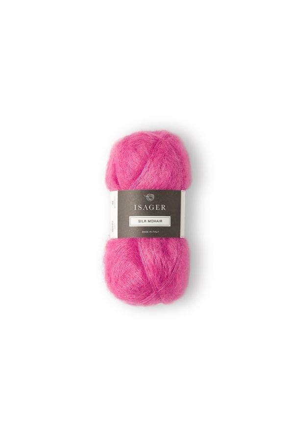 Silk mohair roze